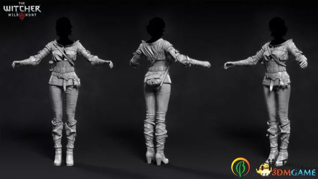 《巫師3》角色3D建模作品欣賞 波蘭設(shè)計師之力作