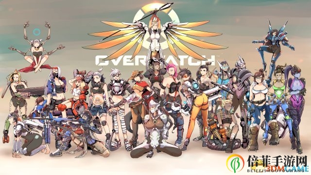 《守望先鋒》死神女化同人圖，性感死神擊敗D.Va