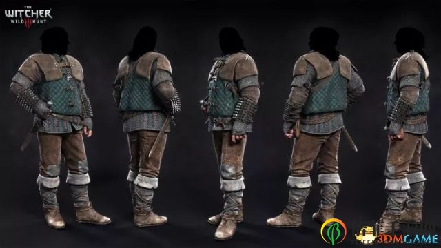 《巫師3》角色3D建模作品欣賞 波蘭設(shè)計師之力作