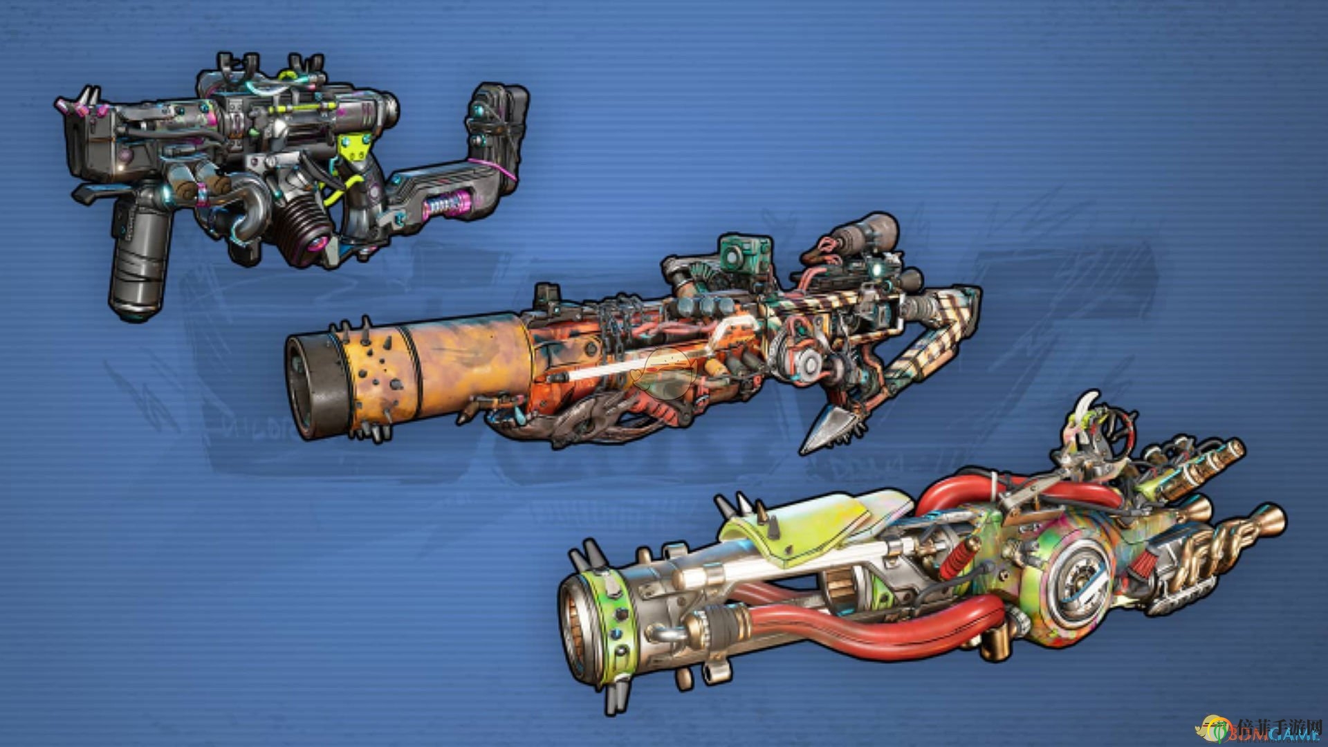 《無主之地3》各大廠商武器模型新圖一覽